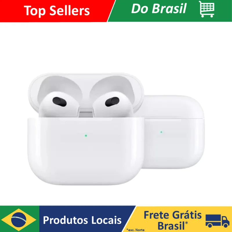 Fones de Ouvido Pro4 TWS: Sem Fio, Bluetooth 5.3 e Microfone Integrado - Som Claro e Conectividade Avançada